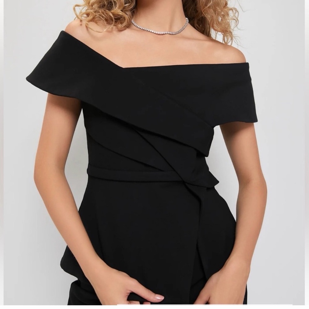 Tuckernuck Black Ponte Danielle Shirt NWT